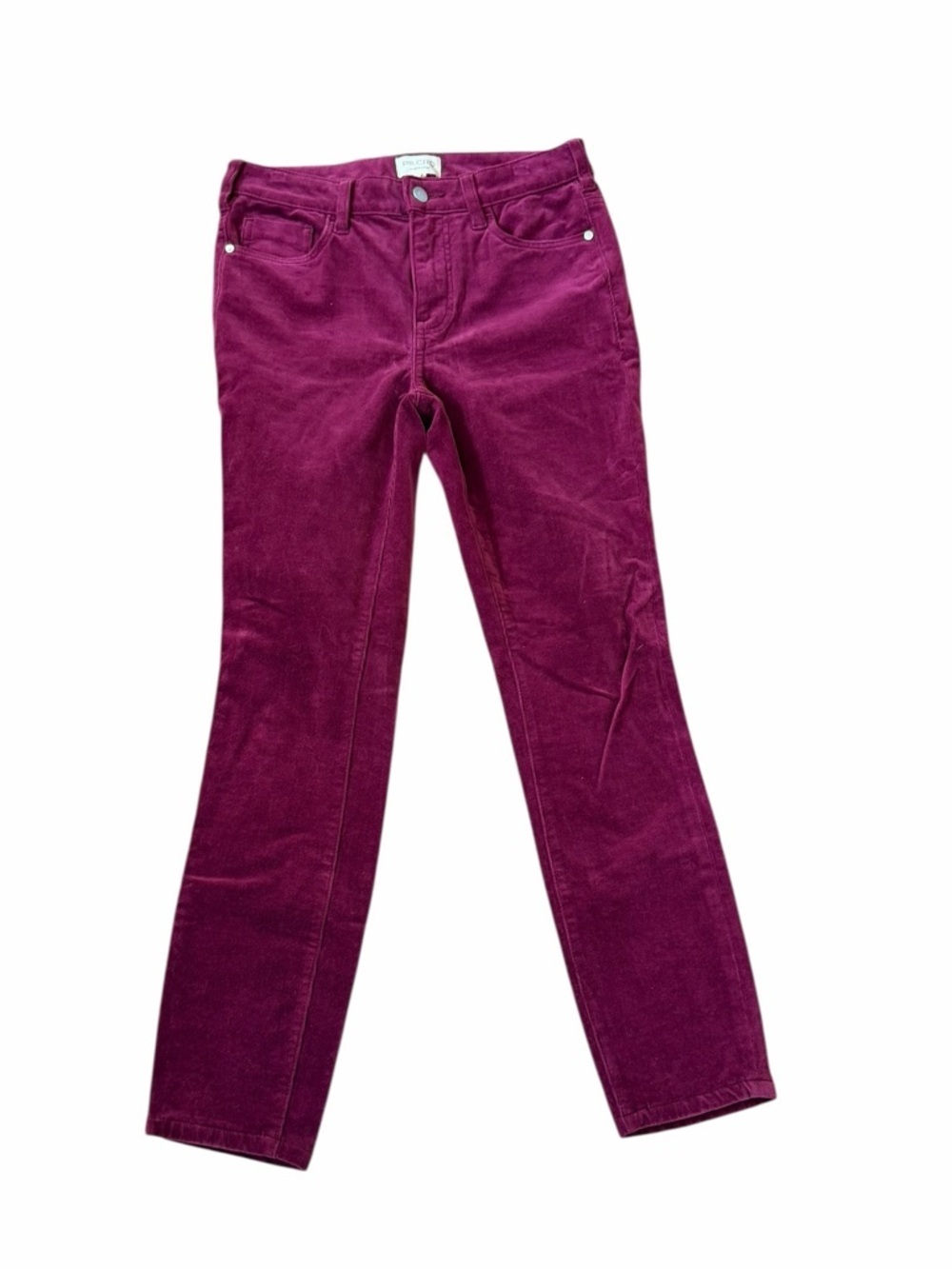 Anthropologie Pilcro Wine Corduroy High-Rise Skinny Pants Women’s Sz 27 - Picture 3 of 12